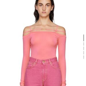 Jacquemus Pink Strappy Top